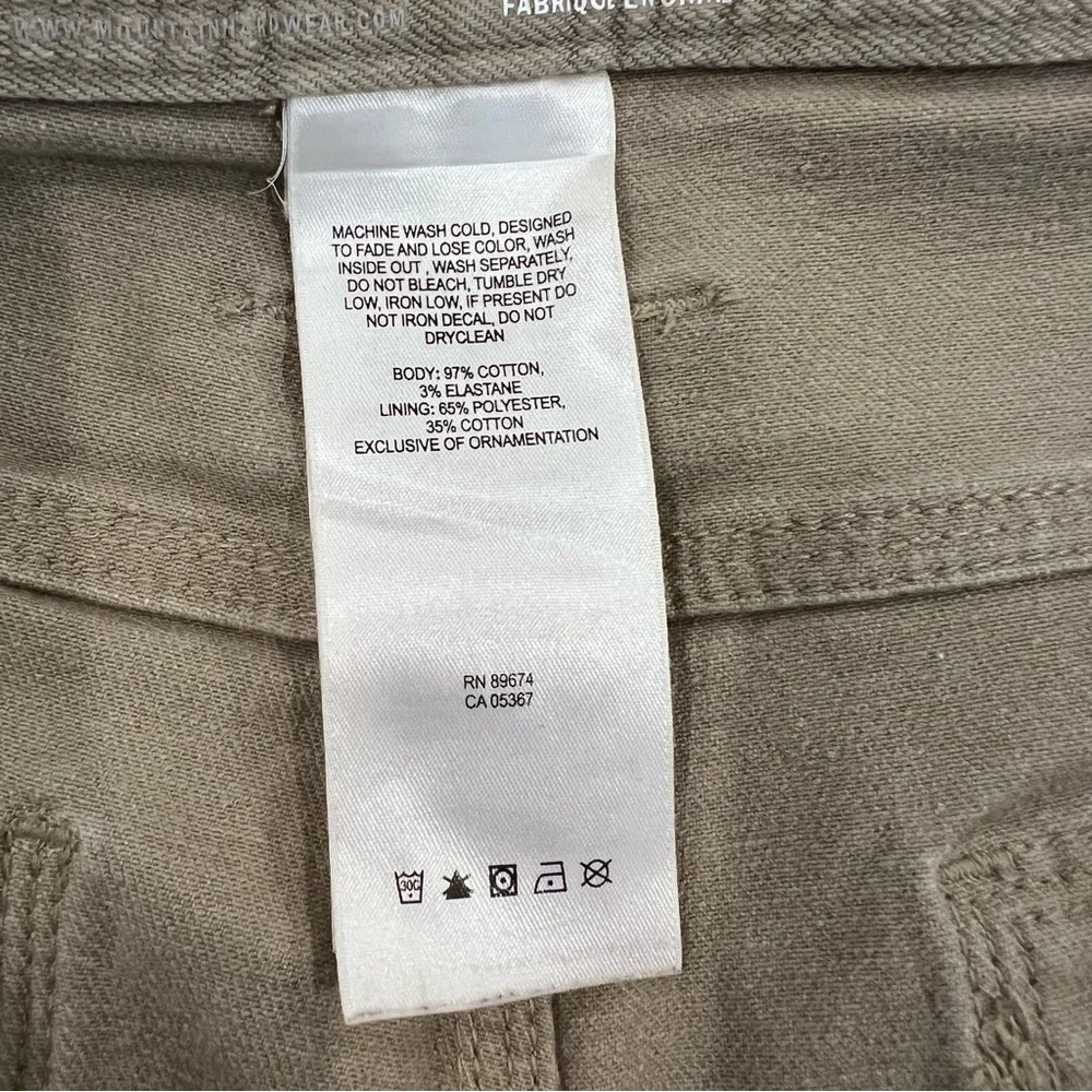 Mountain Hardwear Passenger Pants Men Size 36x30 Hiking Outdoor Beige 1467041,